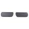AMD Sun Visor, Black, Pair, 73-91 Chevy GMC Truck 646-4073-BLK