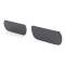 AMD Sun Visor, Black, Pair, 73-91 Chevy GMC Truck 646-4073-BLK