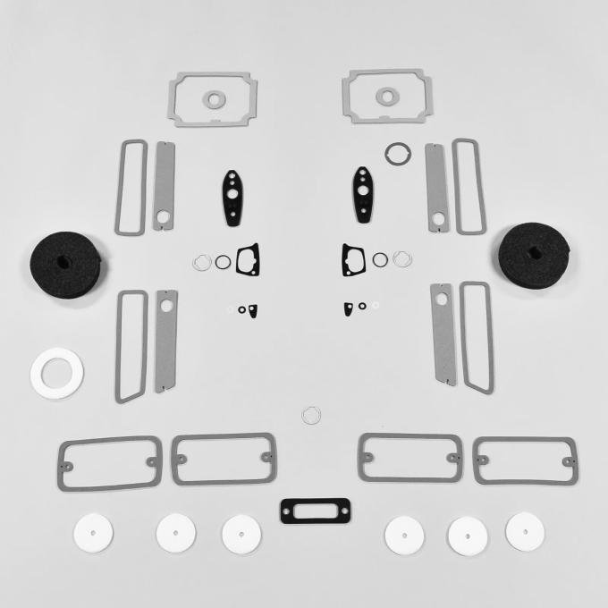 Detroit Muscle Technologies 1971 Chrysler / Dodge / Plymouth Mopar A Body 71 Scamp Paint Exterior Gasket Set ASC7171PK01