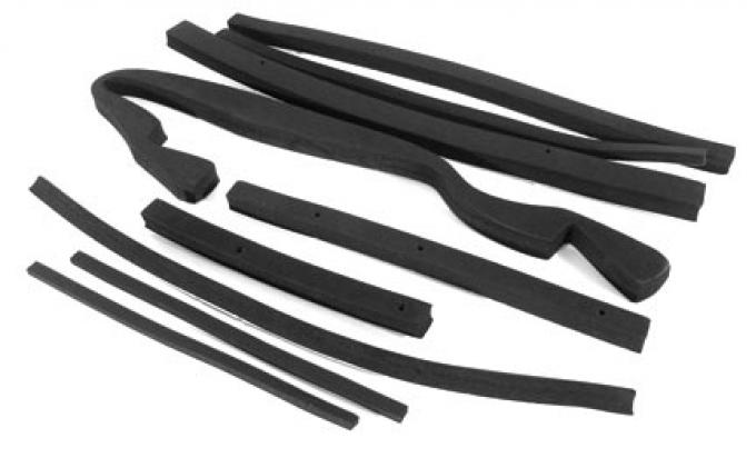 Corvette Radiator Support & Shroud Seal Kit, 454, 1972