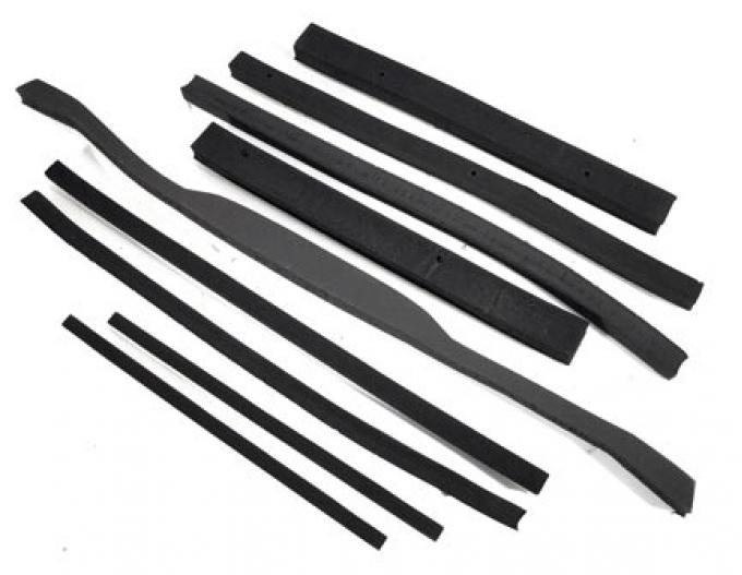 Corvette Radiator Support & Shroud Seal Kit, 350 Aluminum/Plastic, 1971