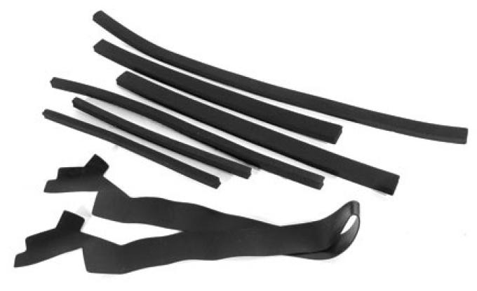 Corvette Radiator Support & Shroud Seal Kit, 427 Plastic, 1968