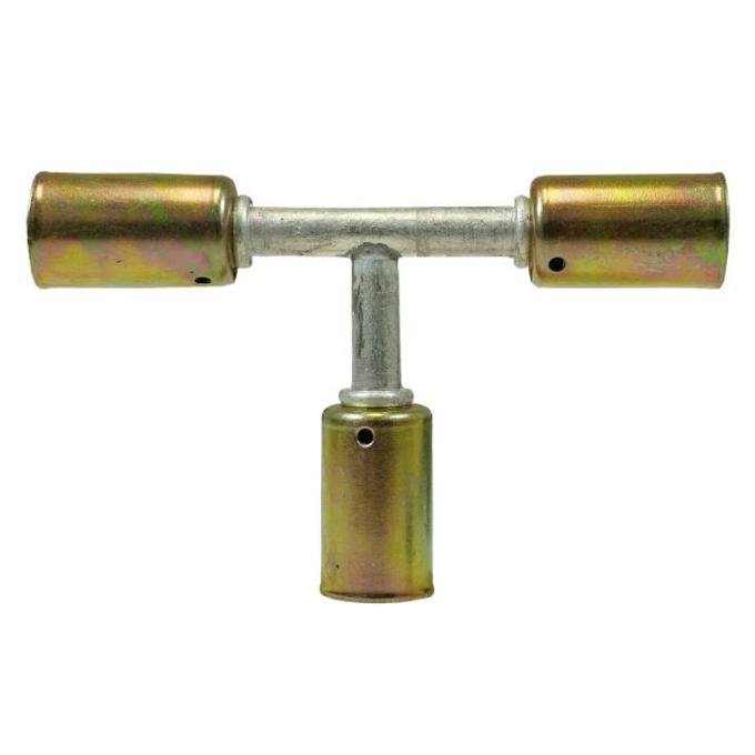 Vintage Air Beadlock Male T-Fitting NO 6 Hose 358280