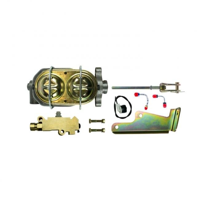 Right Stuff 1 Inch Bore Master Cylinder And Disc Front/Drum Rear Combination Valve Combo Kit G0571
