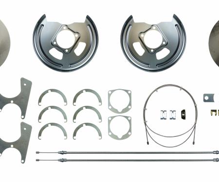 Full Size Chevy Rear Disc Brake Kit, For Cars With 10 Or 12 Bolt Rear Ends, 1965-1972