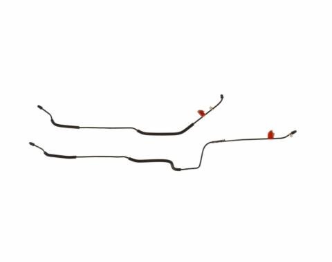 Right Stuff 67 All Cars - Rear Axle Brake Lines - Stainless, 2 Pcs. GRA6701S