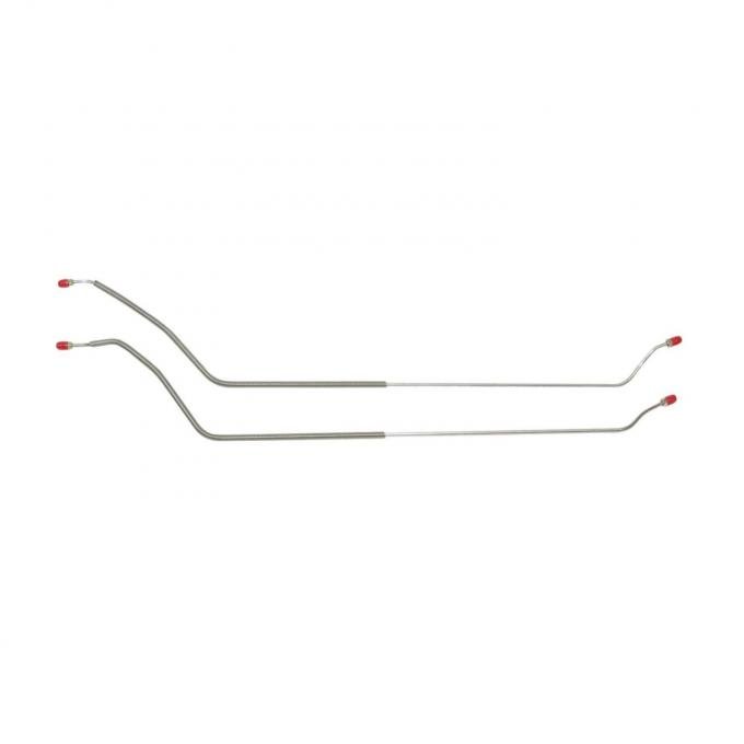 Right Stuff 1968 - 1972 Chevelle Or El Camino Stainless Steel Rear Axle Brake Line Set CRA6803S