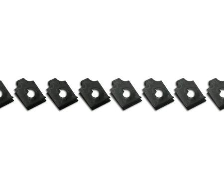 Redline Restomotive® 1968-1982 Chevrolet Corvette Body Mount Access Cover U-Nut Set