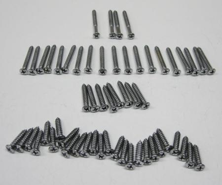 Redline Restomotive® 1956-1957 Chevy 4- Door Sedan Interior Garnish Molding Trim Screw Set