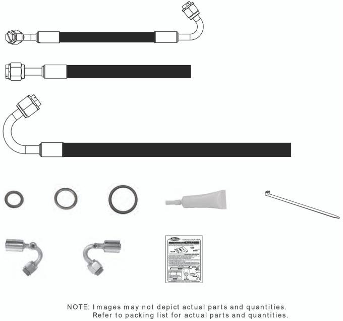 Vintage Air 1947-55 Chevrolet Pickup V8 SureFit™ Reduced Barrier Modified Hose Kit 526005