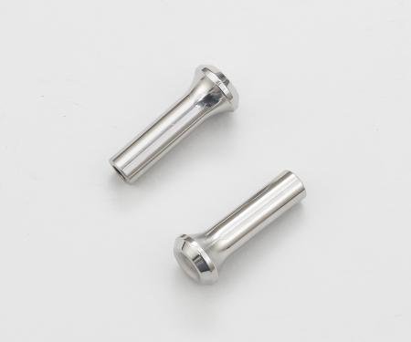 Detroit Muscle Technologies Mopar A B Body 62-76 POLISHED Stainless Door Lock Pull Knob - Pair CHR3419209-POLISHED