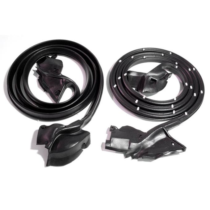 Metro Moulded Parts 1973-1977 Pontiac Grand Prix Molded Door Seals. for 2-Door Hardtop. Pair r&l LM 16-P