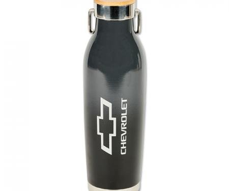 Chevrolet Gold Bowtie Gradient Steel Water Bottle