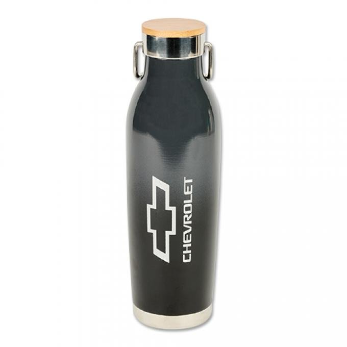 Chevrolet Gold Bowtie Gradient Steel Water Bottle