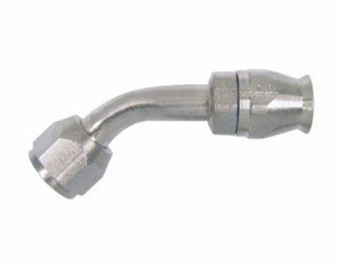 Vintage Air Braided Line Fitting 45 Degree for NO 6 Hose 36441-VUR