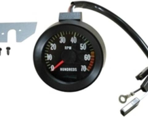 Chevelle Tachometer, 6000 RPM Redline, 1967