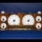 Whitegauges 1995-1997 Jaguar XJ6 White Face Gauges 9597JX-1485