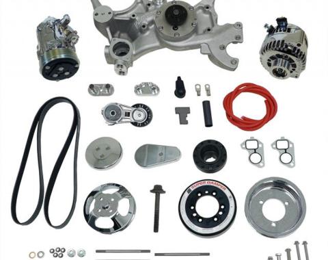 Vintage Air Front Runner™ Drive System GM LS7 Dry-Sump Chrome/Polished without Power Steering 175032
