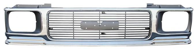 Key Parts '91-'93 Grille Chrome with Painted Details 0870-046