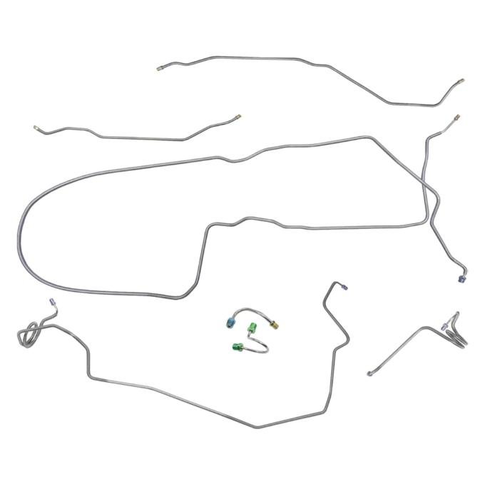 Camaro Disc Brake Line Set, Manual, Steel 1974-1975