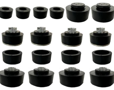 Auto Pro USA Body Mount Kit, Includes All Mounting Bushings, Sedan And Hardtop BM1005