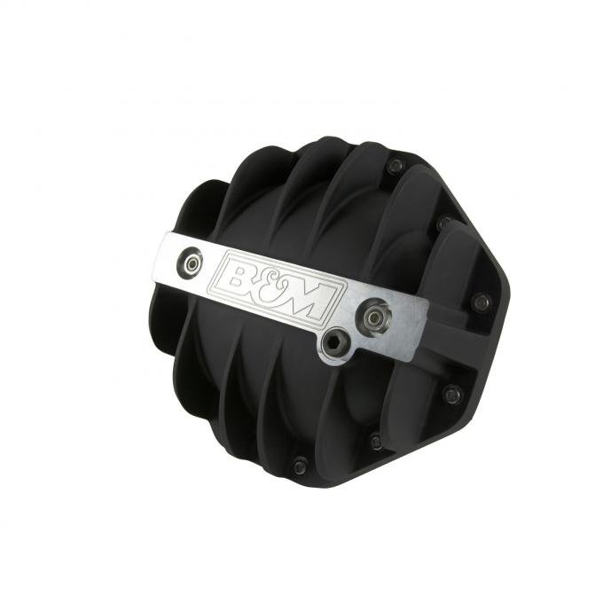 B&M Hi-Tek Aluminum Differential Cover for Chrysler 9.25-Inch, Black 11306