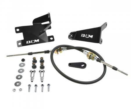 B&M 1997-2006 Jeep TJ Heavy Duty Transfer Case Shift Cable Conversion Kit 81184