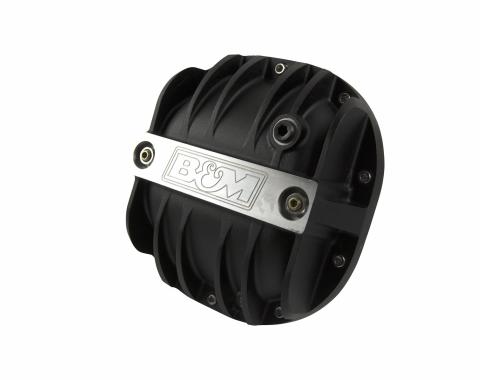 B&M Hi-Tek Aluminum Differential Cover for Ford 8.8-Inch, Black 41297