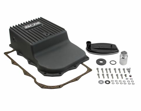 B&M Hi-Tek Deep Heavy Duty Transmission Pan, Black 71395