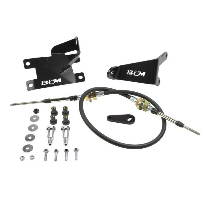 B&M 1997-2006 Jeep TJ Heavy Duty Transfer Case Shift Cable Conversion Kit 81184