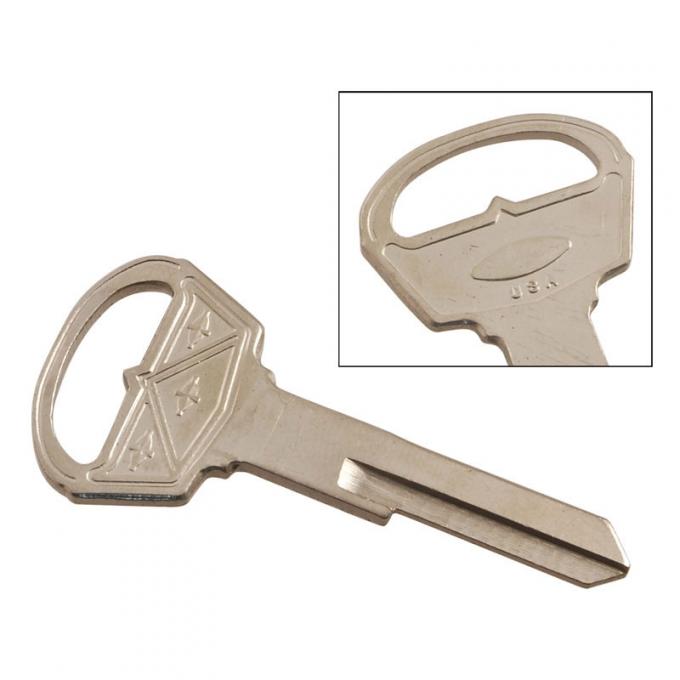 Dennis Carpenter Key Blank - Glove Box and Trunk - 1965-66 Ford Car C50Z-3685-B