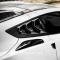 GlassSkinz 2014-19 Corvette Bakkdraft Rear Window Valance / Louver C7BAKKDRAFT | Black Gloss GBA