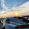 GlassSkinz 2014-19 Corvette Bakkdraft Rear Window Valance / Louver C7BAKKDRAFT | Long Beach Red G1E