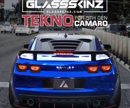 GlassSkinz 2010-15 Camaro Tekno 1 Rear Window Valance / Louver TEKNO1CAM5