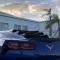 GlassSkinz 2014-19 Corvette Bakkdraft Rear Window Valance / Louver C7BAKKDRAFT | Carbon Flash GAR