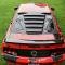 GlassSkinz 2005-14 Mustang Tekno 1 Rear Window Valance / Louver TEKNO1S197 | Gloss Black Abs (No Paint) RAWGB