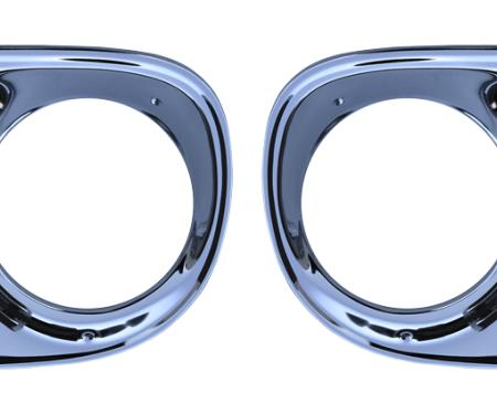 Key Parts '58-'59 Head Light Bezel Set 0847-056