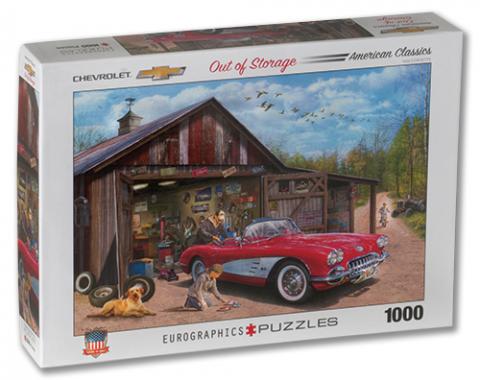 Out of Storage '59 Vette 1000 Pc Puzzle