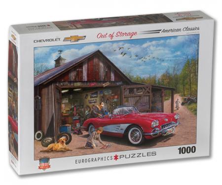 Out of Storage '59 Vette 1000 Pc Puzzle
