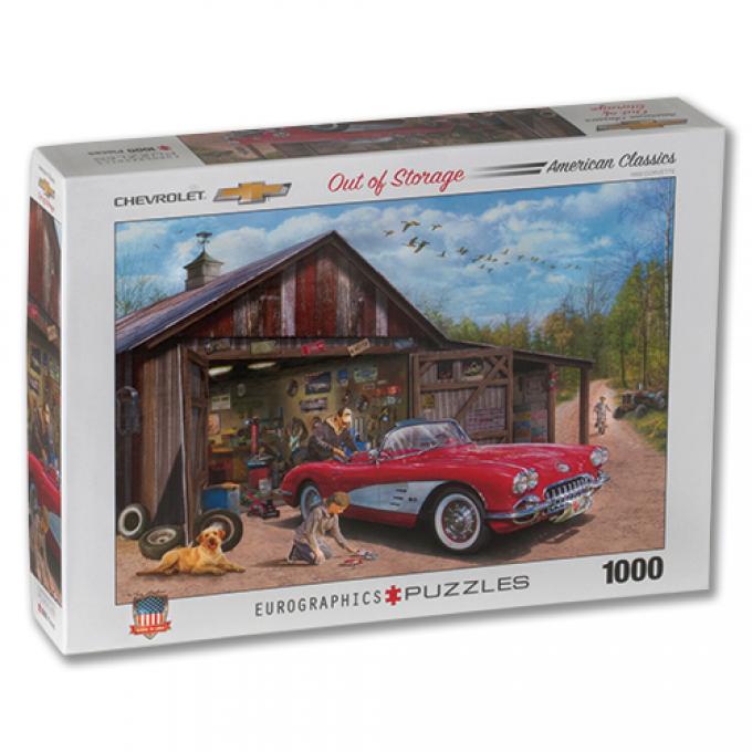 Out of Storage '59 Vette 1000 Pc Puzzle