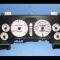 Whitegauges 1994-1997 Dodge Ram 200 METRIC KPH KMH White Face Gauges 9497DR-2027