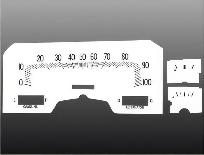 Whitegauges 1977-1978 Dodge monaco White Face Gauges 7778DM-168