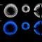 Whitegauges 1970-1971 Dodge Dart Demon Sport Swinger 340 White Face Gauges 7071DD-2582