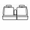 Covercraft Precision Fit Leatherette Front Row Seat Covers GTF74LTMG