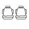Covercraft Precision Fit Endura Second Row Seat Covers GTD1193ENTT