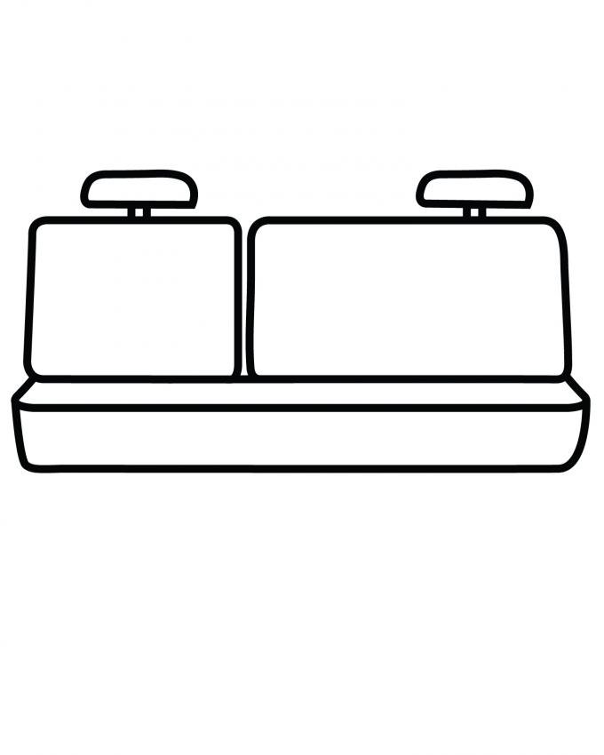 Covercraft 2002-2004 Ford Escape SeatSaver Custom Seat Cover, Waterproof Grey SS7349WFGY