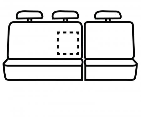 Covercraft SeatSaver Custom Seat Cover, Waterproof Grey SS8396WFGY