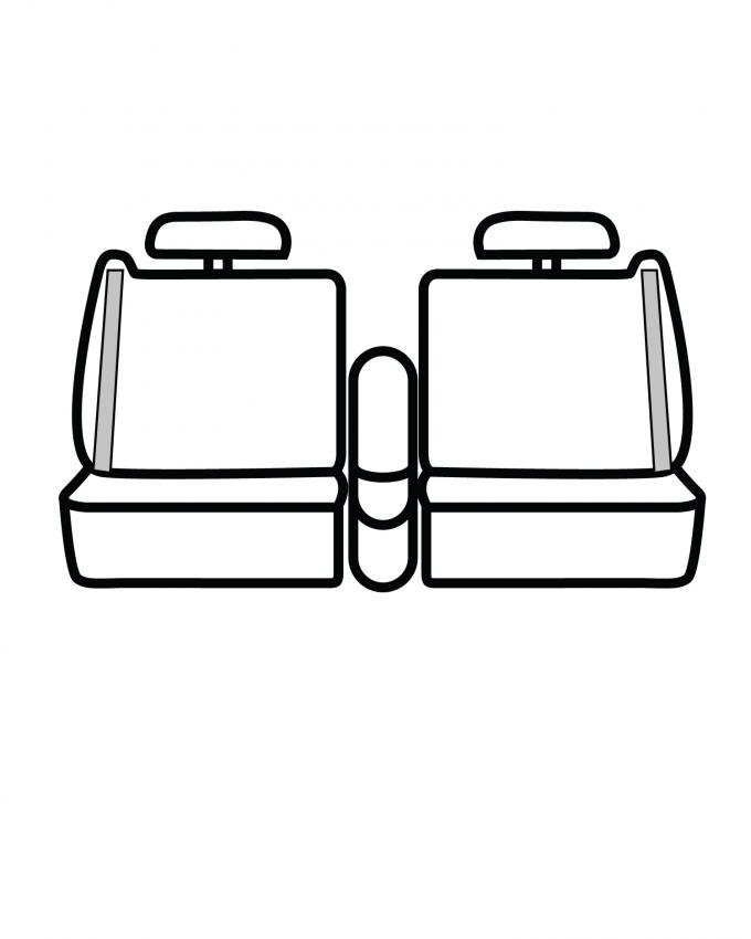 Covercraft SeatSaver Custom Seat Cover, Waterproof Grey SS3348WFGY