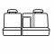 Covercraft 2017-2019 GMC Acadia Precision Fit Endura Second Row Seat Covers GTG55ENTB
