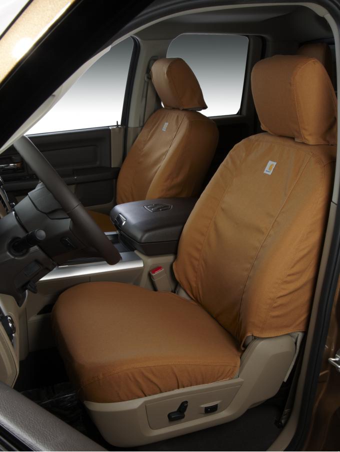 Covercraft 2016-2021 Toyota Tacoma Carhartt SeatSaver Custom Seat Cover, Brown SSC2509CABN